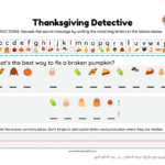 Unlocking Learning Through Cryptograms: A Thanksgiving Gift For Intended For Thanksgiving Cryptogram Worksheet