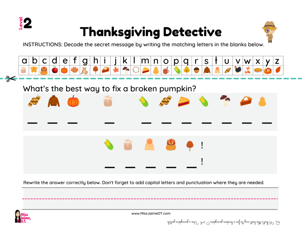 Unlocking Learning Through Cryptograms: A Thanksgiving Gift For intended for Thanksgiving Cryptogram Worksheet