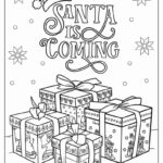 1,000 Christmas Coloring Pages (Free Pdf Printables) Within Free Printable Christmas Coloring Worksheets