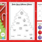 12 Days Of Christmas Kindness Worksheet For 6Th 8Th Grade Pertaining To 12 Days Of Christmas Worksheets Answers