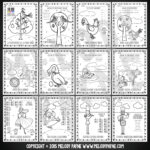 12 Days Of Christmas Music Coloring Pages   Notes, Rhythms Within Cost Of The 12 Days Of Christmas Worksheets