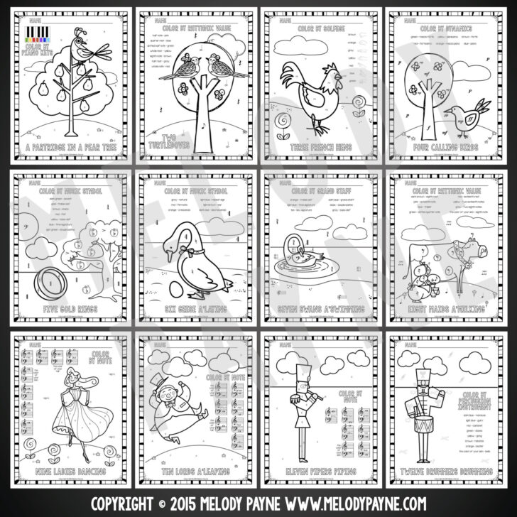 Cost of the 12 Days of Christmas Worksheets Cost of the 12 Days of Christmas Worksheets