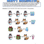 12 Days Of Holiday Math Puzzles—Printable K 8 Worksheets — Mashup Math Regarding 12 Days Of Christmas Math Worksheets Answers