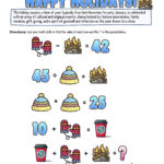 12 Days Of Holiday Math Puzzles—Printable K 8 Worksheets — Mashup Math Within 12 Days Of Christmas Math Worksheets Answers