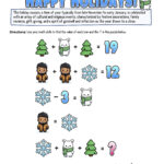 12 Days Of Holiday Math Puzzles—Printable K 8 Worksheets — Mashup With Regard To 12 Days Of Christmas Math Worksheets Answers