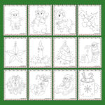 12 Free Christmas Dot To Dot Worksheets (Connect The Dots) Throughout Free Christmas Connect The Dots Worksheets Printable