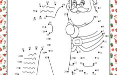 12 Free Christmas Dot To Dot Worksheets (Connect The Dots) within Christmas Dot To Dot Worksheets