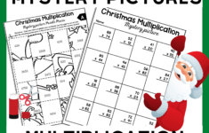 2 Digit2 Digit Multiplication Christmas Mystery Pictures pertaining to Christmas Mystery Picture Math Worksheets