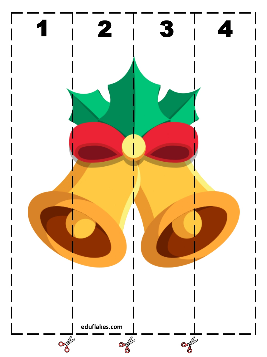 20 Pages Christmas Scissor Skills Fine Motor Center, Cutting in Cutting Practice Worksheets Christmas