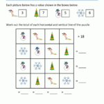 2Nd Grade Christmas Math Worksheets Within 2nd Grade Christmas Worksheets