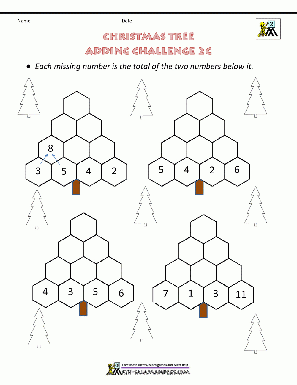 2Nd Grade Christmas Math Worksheets within Free Printable Christmas Math Worksheets 2nd Grade