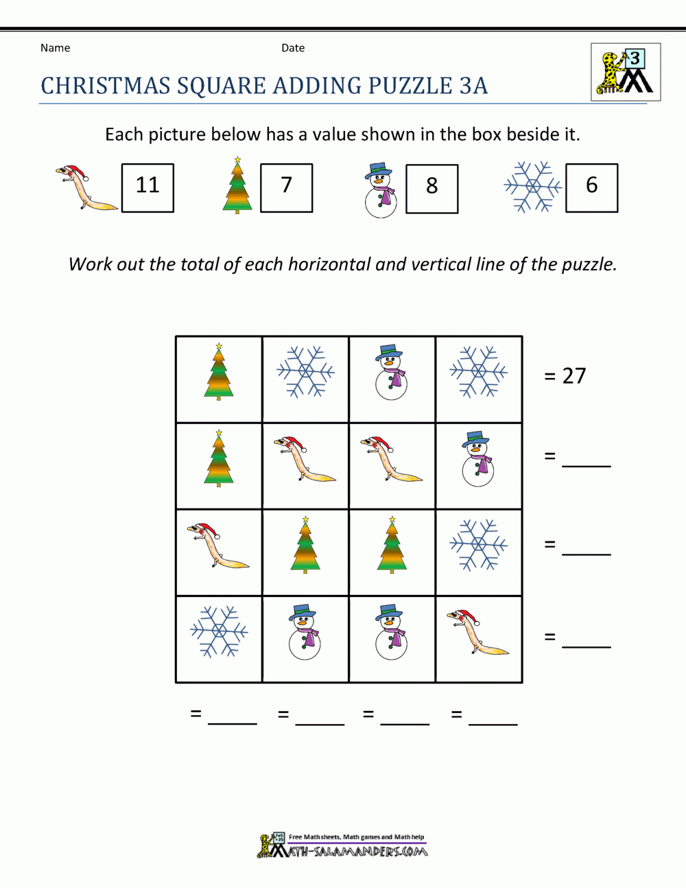 3Rd Grade Christmas Math Worksheets with regard to Christmas Math Worksheets 3Rd Grade