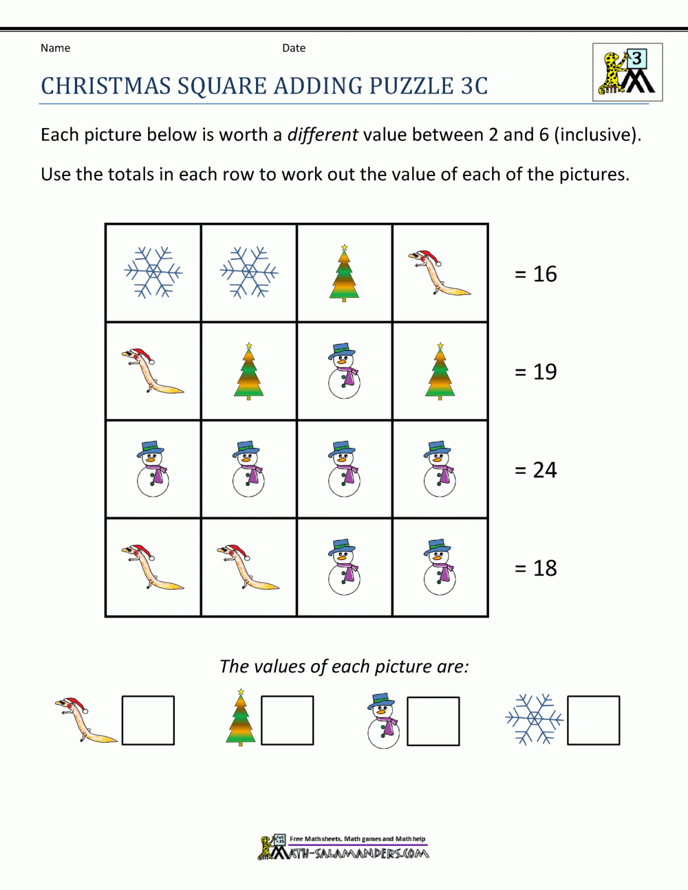 3Rd Grade Christmas Math Worksheets within Fun Christmas Worksheets For 3Rd Grade