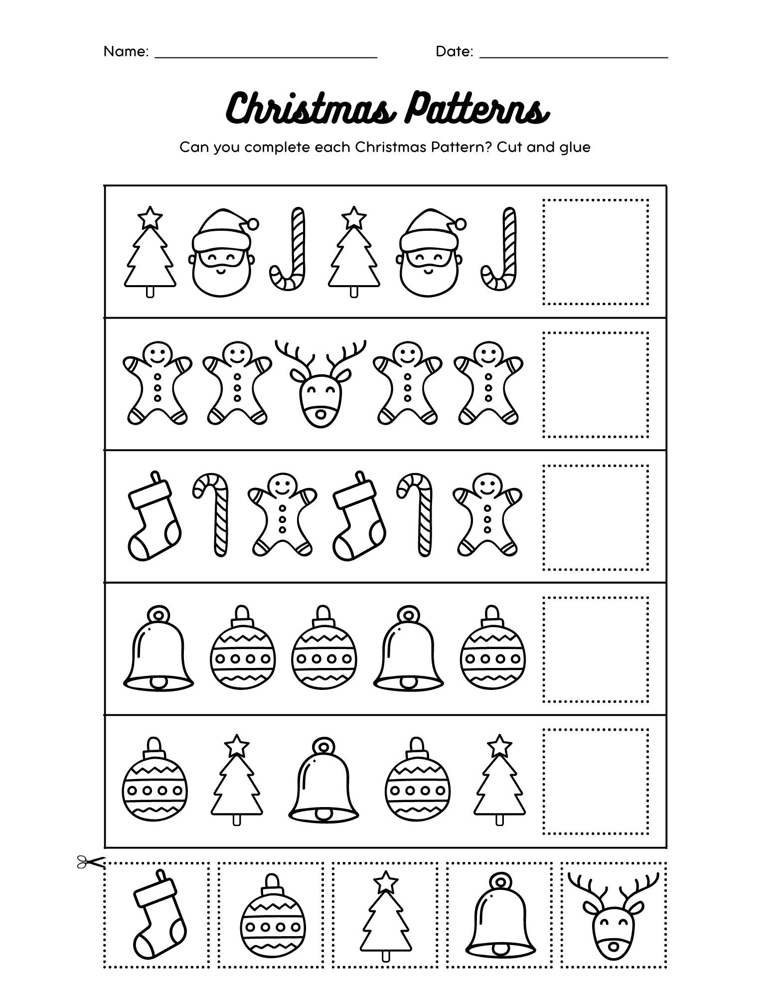 40 Free Christmas Printables &amp;amp; Activity Sheets For Kids with regard to Kindergarten Christmas Worksheets Activities