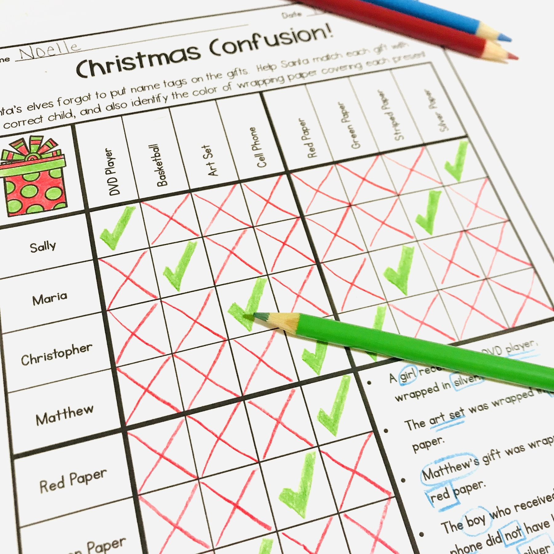 5 Fun Christmas Math Worksheets For Upper Elementary Classrooms within A Little Christmas Confusion Worksheets