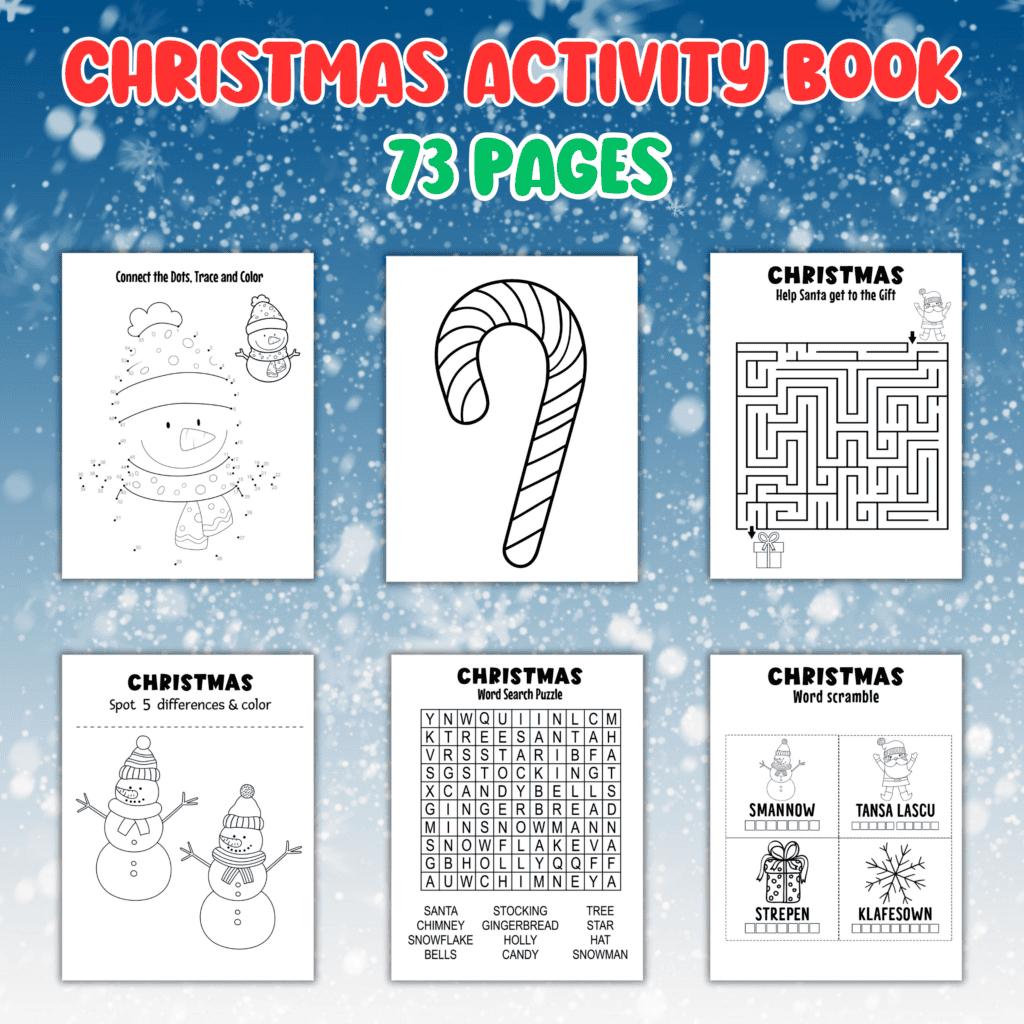 6 Fun Christmas Word Search Free Printables - Cassie Smallwood with regard to Free Christmas Puzzle Worksheets