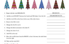 6Th Grade, 7Th Grade, 8Th Grade Christmas Riddle Worksheets, Middle School  Follow Directions, Homeschool Teenagers within Free Printable Christmas Worksheets For 6th Grade
