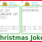 72 Christmas Themed Secret Message Jokes And Riddles – The Trip Throughout Christmas Secret Message Worksheets