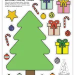 8 Free Printable Christmas Themed Cut And Paste Projects   Pjs And For Cut And Paste Christmas Tree Worksheets