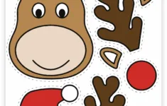 8 Free Printable Christmas Themed Cut And Paste Projects - Pjs And for Free Printable Christmas Cut and Paste Worksheets