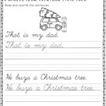9 Cursive Handwriting Worksheets Ideas | Cursive Handwriting Within Christmas Cursive Writing Worksheets