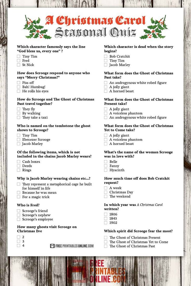 A Christmas Carol Quiz regarding Christmas Carol Trivia Worksheets Answers