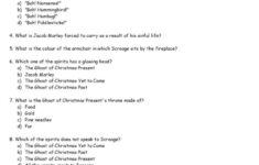 A Christmas Carol Quiz Video Or Movi…: English Esl Worksheets Pdf with A Christmas Carol Worksheets Answers