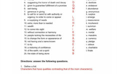A Christmas Carol Study Guide - Answer Key inside A Christmas Carol Worksheets Answer Key