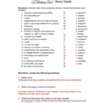 A Christmas Carol Study Guide   Answer Key Pertaining To A Christmas Carol Worksheets Answers