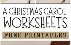 A Christmas Carol Worksheets (Free Printables) – Once Upon A Printable for Free Worksheets For A Christmas Carol