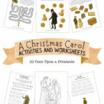 A Christmas Carol Worksheets (Free Printables)   Once Upon A Printable Within Got The Christmas Spirit Worksheets
