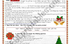 A Christmas Story - Esl Worksheetpatties in Christmas Story Worksheets Printable