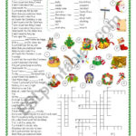 All I Want For Christmas Is You   Song   Esl Worksheetsilvia.patti Intended For Christmas Songs Activities Worksheets