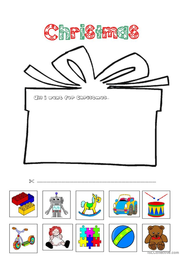 All I Want For Christmas Warmer, Fil…: English Esl Worksheets Pdf regarding What Do You Want For Christmas Worksheets