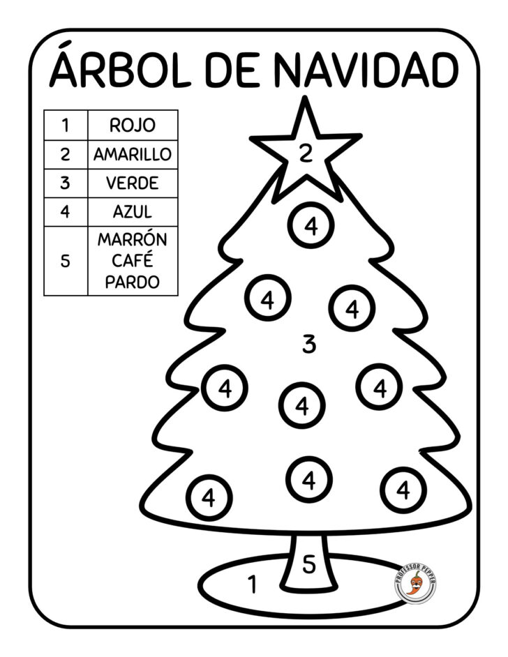 Spanish Christmas Worksheets Printable Spanish Christmas Worksheets Printable