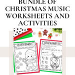 Bundle Of 4 Awesome Christmas Music Worksheets And Activities Intended For Christmas Music Worksheets Free