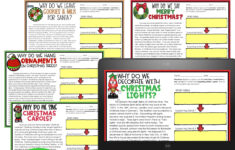 Christmas Activities Main Idea &amp; Supporting Details Reading within Main Idea Christmas Worksheets