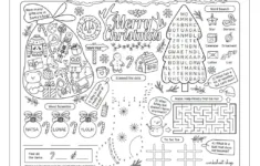 Christmas Activity Sheet – Worksheet Shop with Christmas Worksheets And Puzzles
