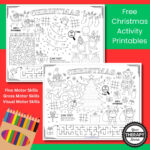 Christmas Activity Sheets Printable   Free Worksheets   Your Intended For 12 Days Of Christmas Statistics Worksheets
