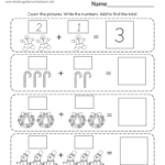 Christmas Addition Worksheet   Free Printable, Digital, & Pdf Regarding Christmas Addition Worksheets For Kindergarten