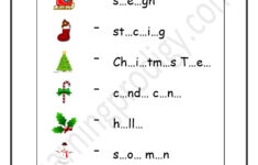 Christmas Archives – Worksheet.learningprodigy for Christmas Missing Letter Worksheets