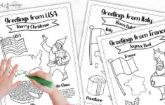 Christmas Around The World Book [Bonus Coloring Pages pertaining to Printable Worksheets Free Printable Christmas Around The World Coloring Pages