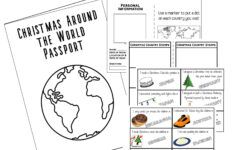 Christmas Around The World For Kids Activities -- Homeschooling throughout Free Christmas Around The World Worksheets