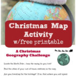 Christmas Around The World | Free Printable Map Activity Inside Christmas Map Skills Worksheets