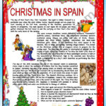 Christmas Around The World   Part 1   Spain (B&W Version Included Throughout Christmas In Spanish Speaking Countries Worksheets