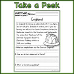 Christmas Around The World Social Studies Reading Comprehension K Within Christmas Social Studies Worksheets