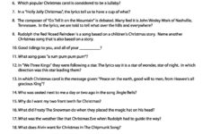 Christmas Carol Puzzles – The Button-Down Mind for Christmas Carol Riddle Worksheets