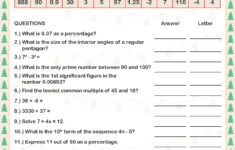 Christmas Code Breaker (B) Worksheet | Cazoom Maths Worksheets pertaining to Christmas Maths Worksheets Year 6