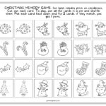 Christmas Coloring Activities For Kids   Free Printable Within A Christmas Memory Worksheets Answers