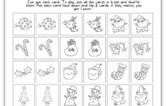 Christmas Coloring Activities For Kids - Free Printable within A Christmas Memory Worksheets Answers
